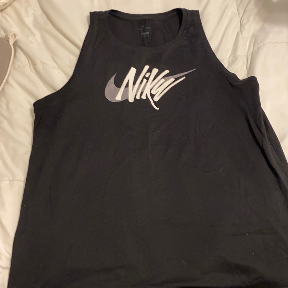 Black Nike muscle tank